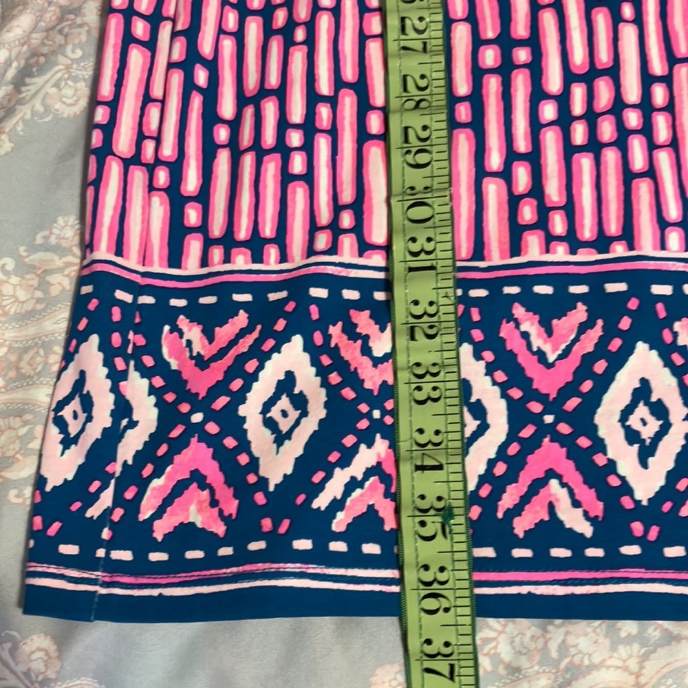 Lilly Pulitzer Mandevilla Beacon dress pink & blue stretch NWOT S - Picture 8 of 10